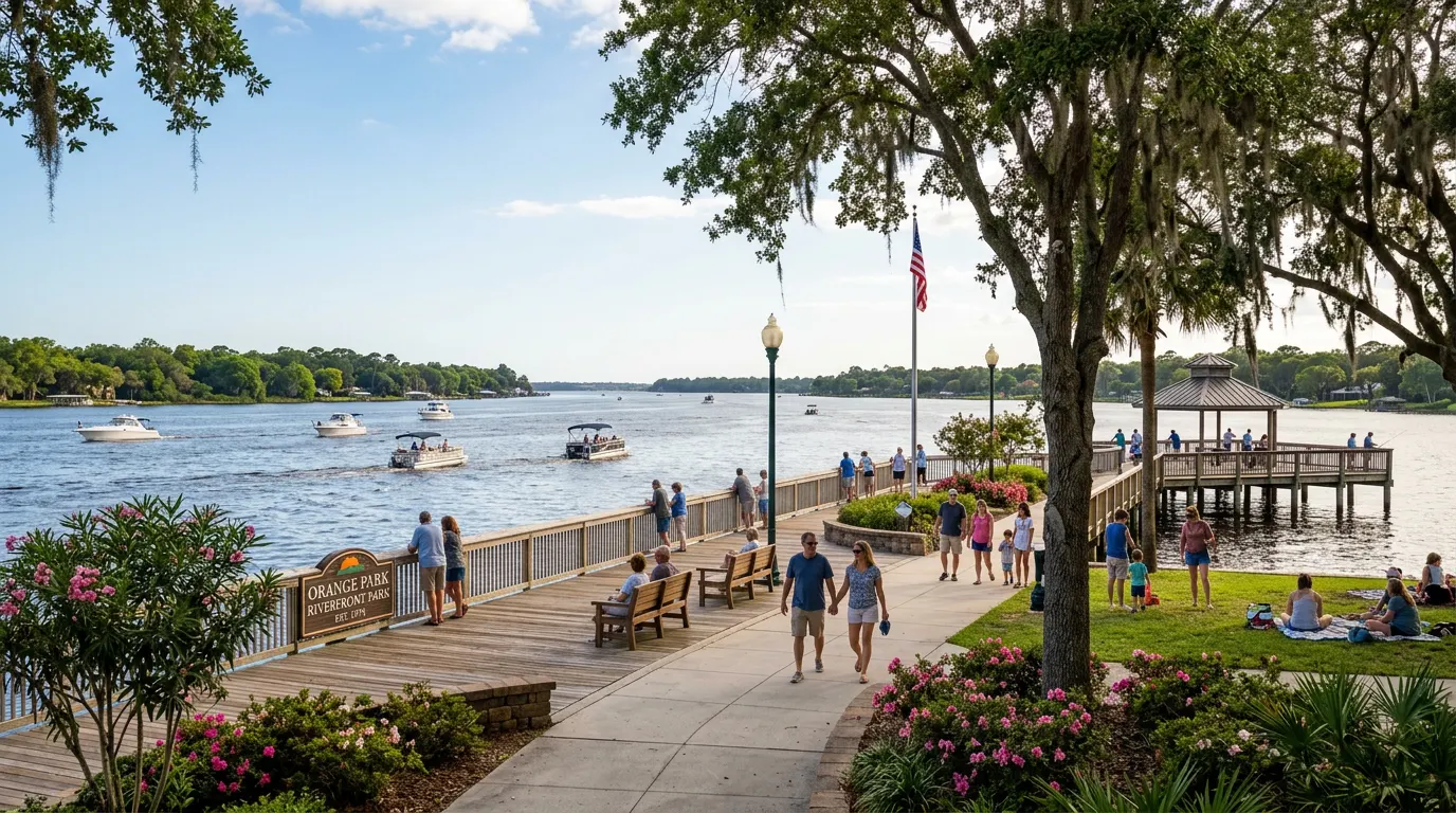 Orange Park waterfront on the St. Johns River